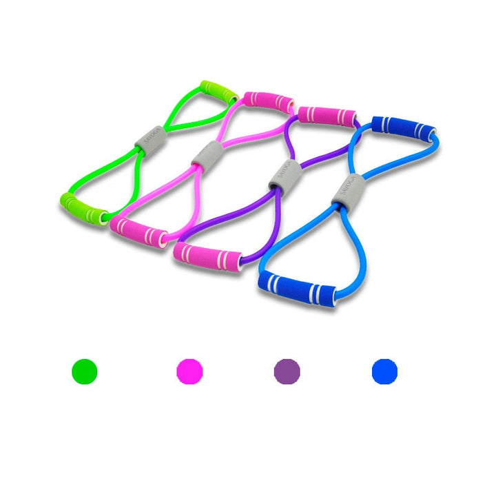 yoga elastic rubber rope expander bands